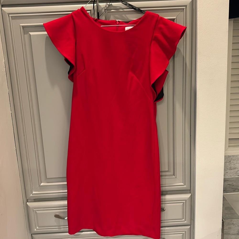 Rich red Calvin Klein dress size 12